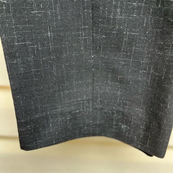 Gino Corelli black/white specs 2 piece pant suit, double breasted jacket, 42L - Picture 15 of 15